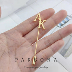 Customize Alphabets Brooch