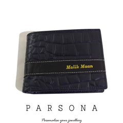 Black Crocodile Customize Wallet