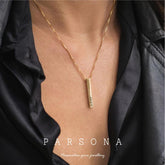 Customize 3D Bar Necklace