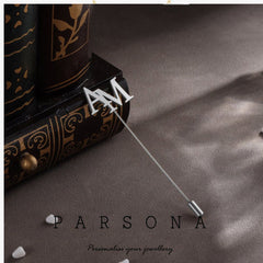 Customize Alphabets Brooch