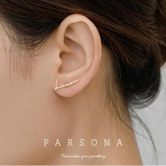 Golden Customize Earrings