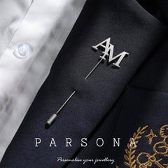 Customize Alphabets Brooch