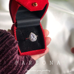 Almond Engagement Ring