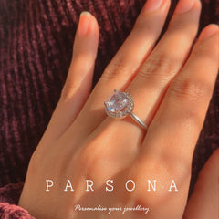 Halo Diamond Engagement Ring