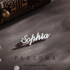 Customize Name Brooch