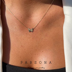 Tiny Butterfly Necklace