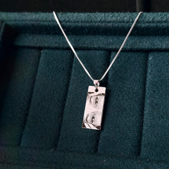 Vertical Eye Bar Necklace