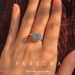 Halo Diamond Engagement Ring