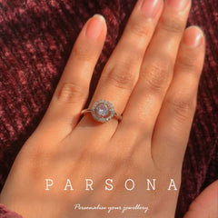 Half Cut Engagement Ring