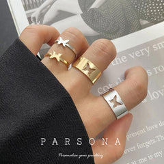 Butterfly Couple Rings