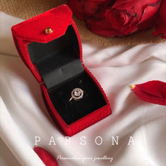 Half Cut Engagement Ring