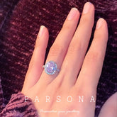 Oval Diamond Engagement Ring