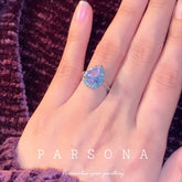 Almond Engagement Ring