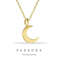 Golden Moon Necklace