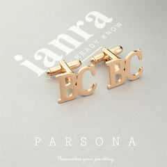 Customize Alphabets Cufflink