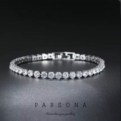 Silver Tennis Bracelet