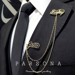 Customize Chain Brooch
