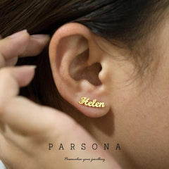 Golden Customize Earrings