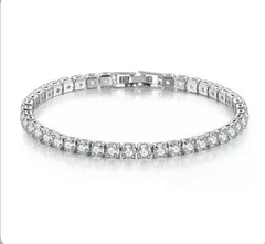 Silver Tennis Bracelet