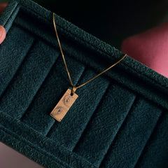 Vertical Eye Bar Necklace