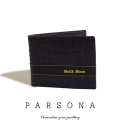 Black Crocodile Customize Wallet