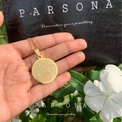 Golden Aytalkursi Necklace