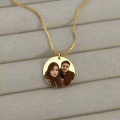 Photo Coin Necklace