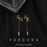 Customize Alphabets Brooch