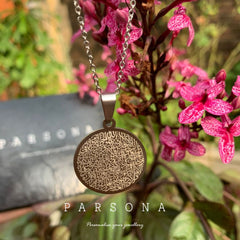 Silver Calligraphy Aytalkursi Necklace