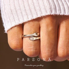 Silver Hug Ring