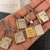 Secret Book Necklace