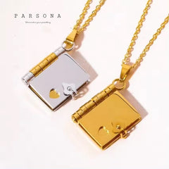 Secret Book Necklace