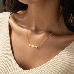 Horizontal Bar Necklace
