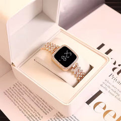 Crystal Digital Ladies Watch