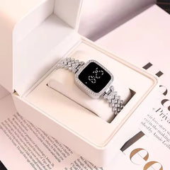 Crystal Digital Ladies Watch