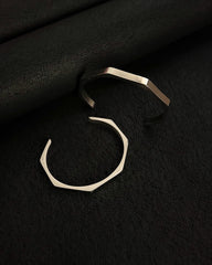 HexEdge Cuff Bangle
