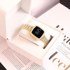 Crystal Digital Ladies Watch